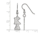 LogoArt Sterling Silver Kappa Delta Dangle Medium Earrings