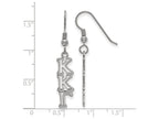 LogoArt Sterling Silver Kappa Kappa Gamma Dangle Medium Earrings