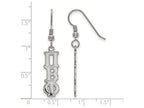 LogoArt Sterling Silver Pi Beta Phi Dangle Medium Earrings