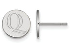 Logoart 925 Sterling Silver Quinnipiac University Extra Small Post Earrings