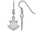 LogoArt Sterling Silver Rollins College Small Dangle Earrings Wire