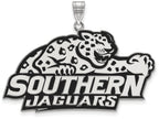 LogoArt Sterling Silver Southern University XL Enamel Pendant Necklace