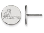 LogoArt Sterling Silver Samford University Small Post Earrings