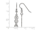 LogoArt Sterling Silver Theta Phi Alpha Dangle Medium Earrings