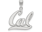 LogoArt Sterling Silver University Of California Berkeley Large Pendant Necklace