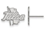 LogoArt Sterling Silver The University Of Tulsa Small Post Earrings