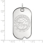 LogoArt Sterling Silver Auburn University XL Pendant Necklace