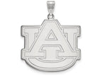LogoArt Sterling Silver Auburn University XL Pendant Necklace