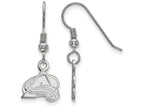 LogoArt Sterling Silver Colorado Avalanche Xs Dangle Earrings Wire