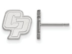 Logoart 925 Sterling Silver California Polytechnic State University Extra Small Post Earrings