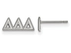 LogoArt Sterling Silver Delta Delta Delta Extra Small Post Earrings