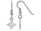 LogoArt Sterling Silver Furman University Xs Dangle Earrings Wire