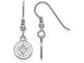 LogoArt Sterling Silver Winnipeg Jets Xs Dangle Earrings Wire