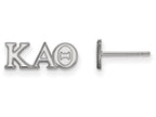 LogoArt Sterling Silver Kappa Alpha Theta Extra Small Post Earrings