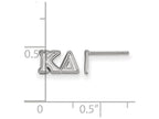 LogoArt Sterling Silver Kappa Delta Extra Small Post Earrings