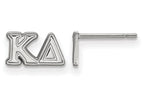 LogoArt Sterling Silver Kappa Delta Extra Small Post Earrings