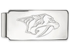 Logoart Nhl 925 Sterling Silver Nashville Predators Money Clip