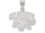 Logoart 925 Sterling Silver San Francisco State University Medium Pendant