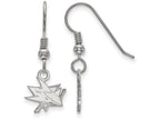 LogoArt Sterling Silver San Jose Sharks Xs Dangle Earrings Wire