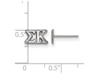LogoArt Sterling Silver Sigma Kappa Extra Small Post Earrings