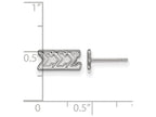 LogoArt Sterling Silver Sigma Sigma Sigma Extra Small Post Earrings
