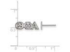 LogoArt Sterling Silver Theta Phi Alpha Extra Small Post Earrings