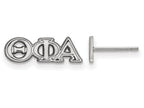 LogoArt Sterling Silver Theta Phi Alpha Extra Small Post Earrings