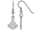 LogoArt Sterling Silver University Of New Orleans Small Dangle Earrings Wire