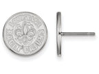 LogoArt Sterling Silver University Of Louisiana At Lafayette Small Post Earrings