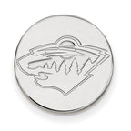 LogoArt Sterling Silver Columbus Blue Jackets Lapel Pin