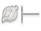 Logoart 925 Sterling Silver New Jersey Devils Extra Small Post Earrings