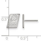 LogoArt Sterling Silver Gonzaga University Small Post Earrings