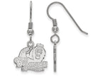 LogoArt Sterling Silver Old Dominion University Small Dangle Earrings Wire