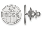 LogoArt Sterling Silver Edmonton Oilers Lapel Pin