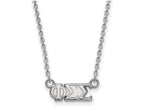 LogoArt Sterling Silver Phi Sigma Sigma Extra Small Pendant Necklace With 18 Inch