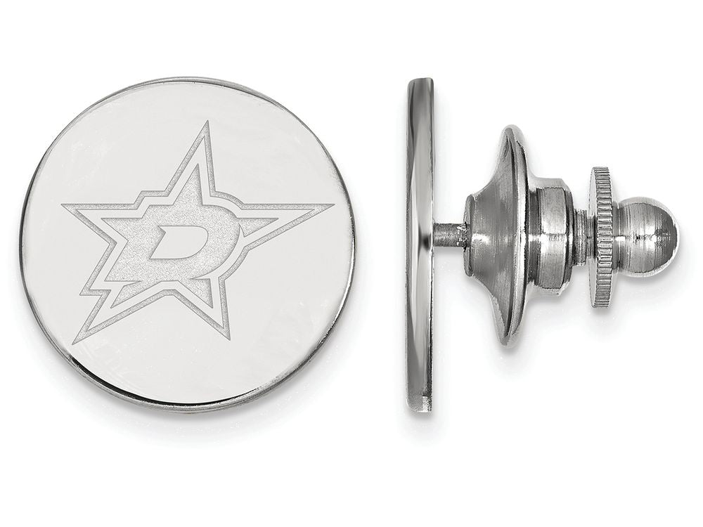 LogoArt Sterling Silver Dallas Stars Lapel Pin