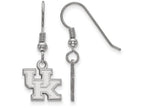 LogoArt Sterling Silver University Of Kentucky Xs Dangle Earrings Wire
