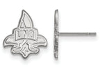LogoArt Sterling Silver University Of New Orleans Small Post Earrings