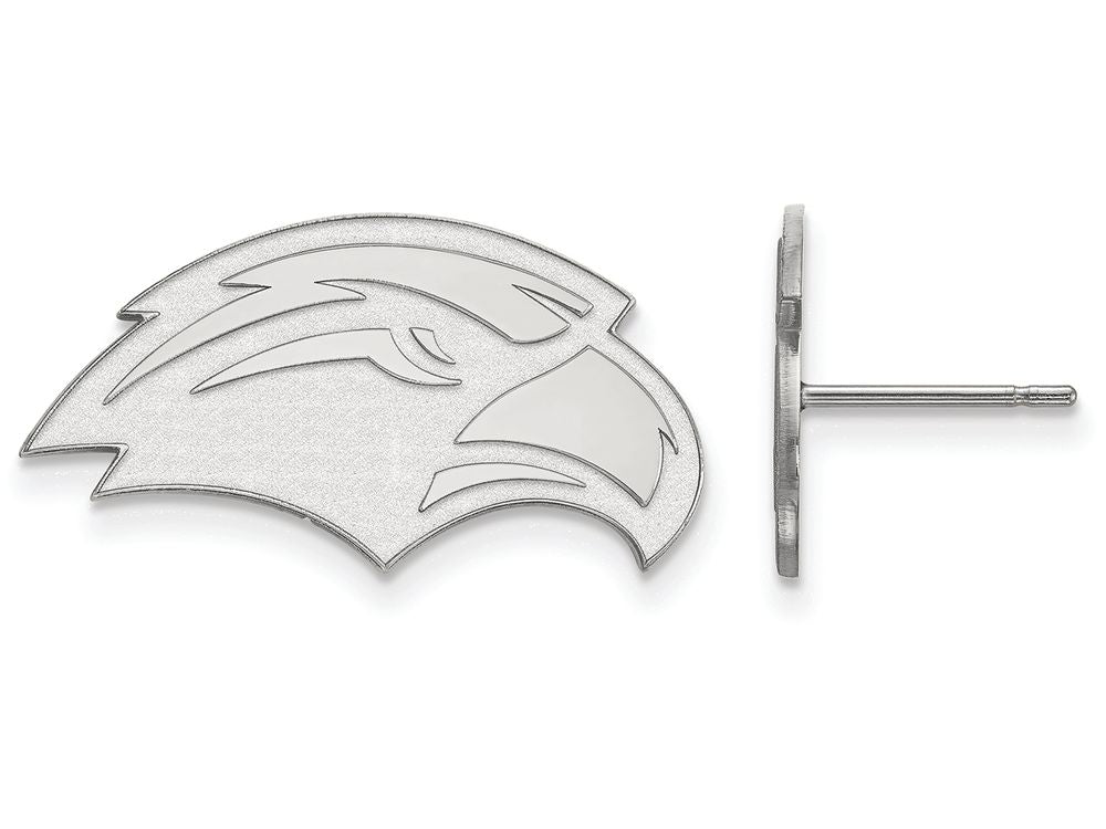 LogoArt Sterling Silver University Of Southern Misterling Silver Small Post Earrings