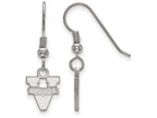LogoArt Sterling Silver University Of Virginia Xs Dangle Earrings Wire
