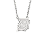 LogoArt Sterling Silver Duquesne University Large Pendant Necklace