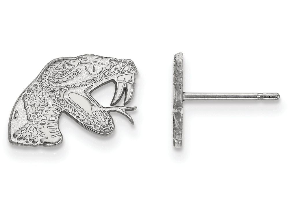 LogoArt Sterling Silver Florida Aandm University Xs Post Earrings