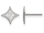 LogoArt Sterling Silver Furman University Xs Post Earrings