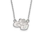 LogoArt Sterling Silver Gonzaga University Small Pendant Necklace