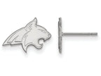 LogoArt Sterling Silver Montana State University Xs Post Earrings