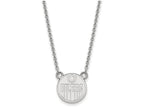 LogoArt Sterling Silver Edmonton Oilers Small Pendant Necklace