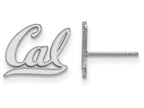 LogoArt Sterling Silver University Of California Berkeley Xs Post Earrings
