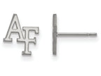 LogoArt Sterling Silver United States Air Force Academy Xs Post Earrings