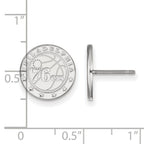 LogoArt Sterling Silver The University Of Texas At El Paso Xs Post Earrings