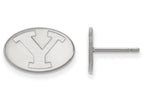 LogoArt Sterling Silver Brigham Young University Xs Post Earrings